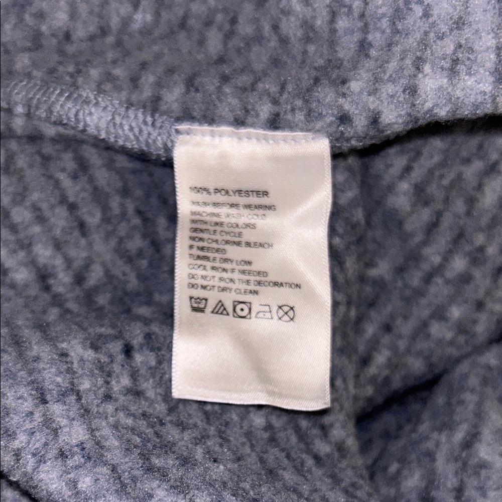 Tommy Bahama Mens Glacier Bay Heathered Blue Quarter Zip Pullover Size XL - Picture 10 of 11